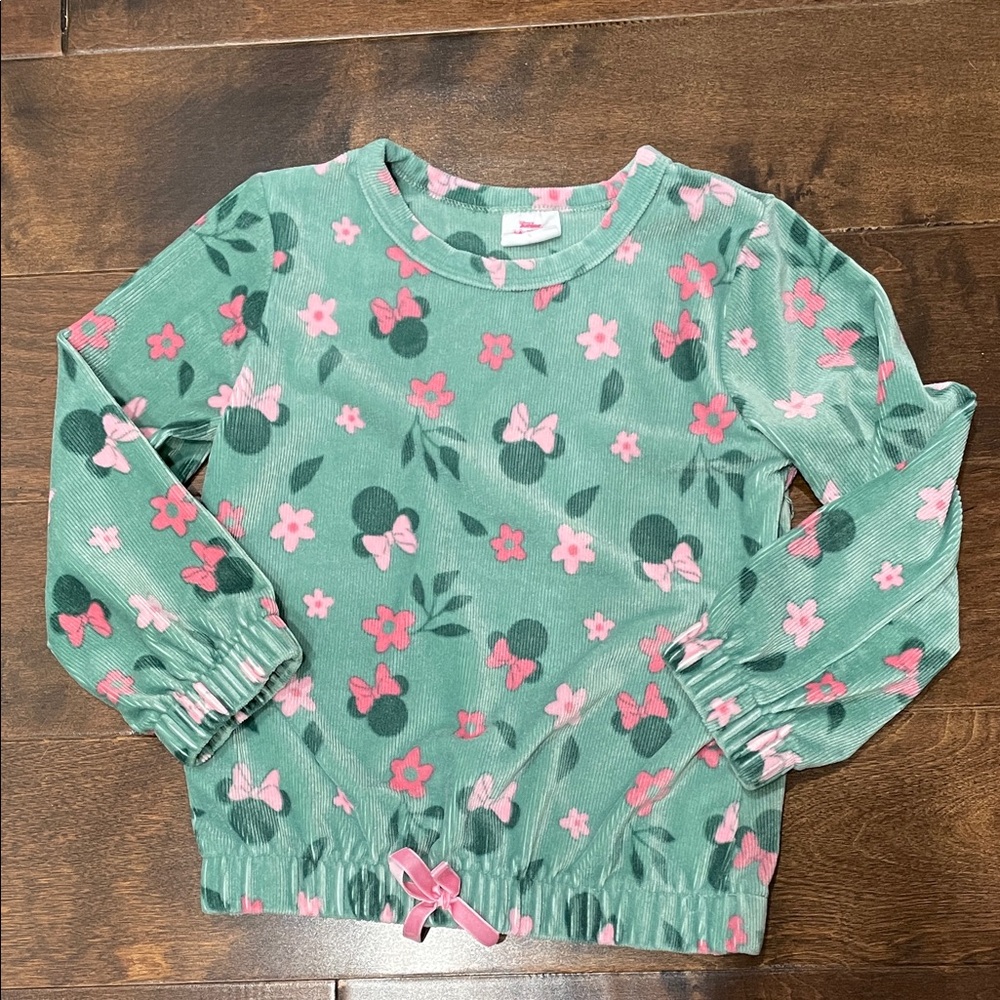 Floral Green Kids Top